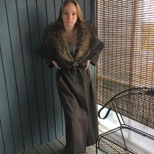 Benard Holtzman genuine fur full length coat